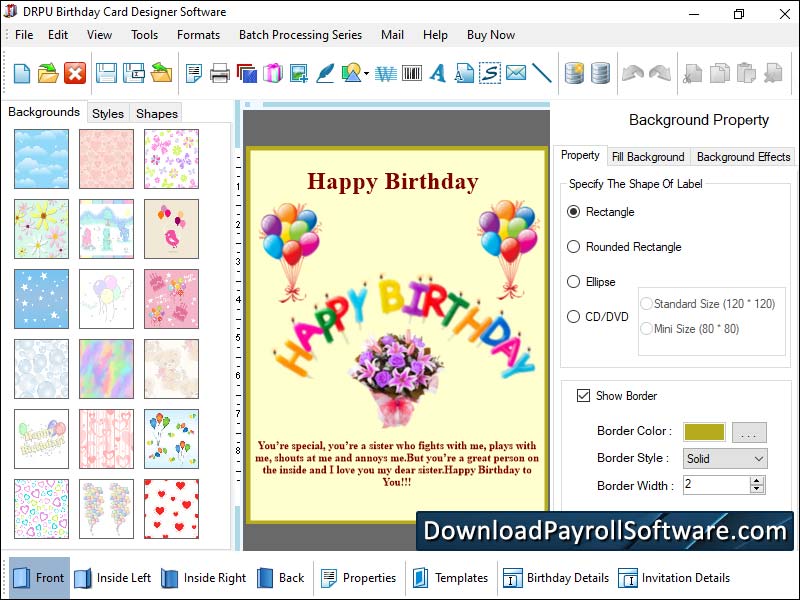 Print Out Birthday Card 7.3.0.1