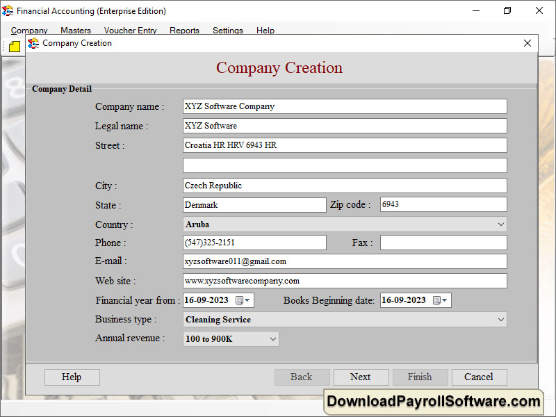 Screenshot of Download Financial Accounting Software