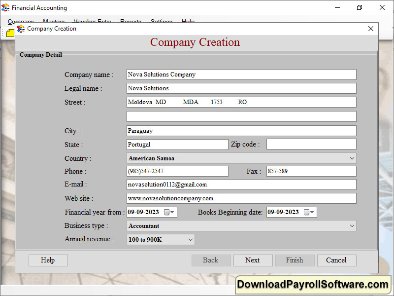 Screenshot of Download Accounting Software